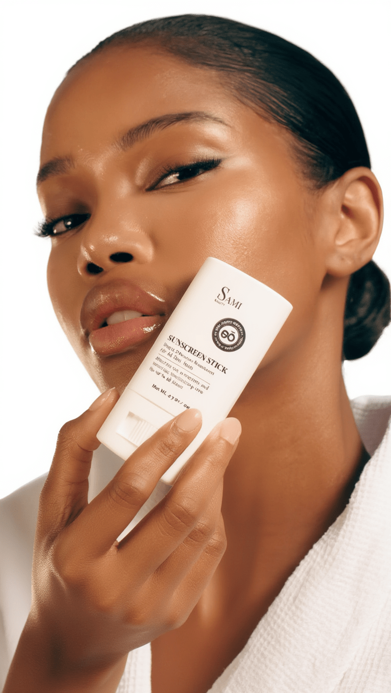 Crème solaire stick SFP60 peachy