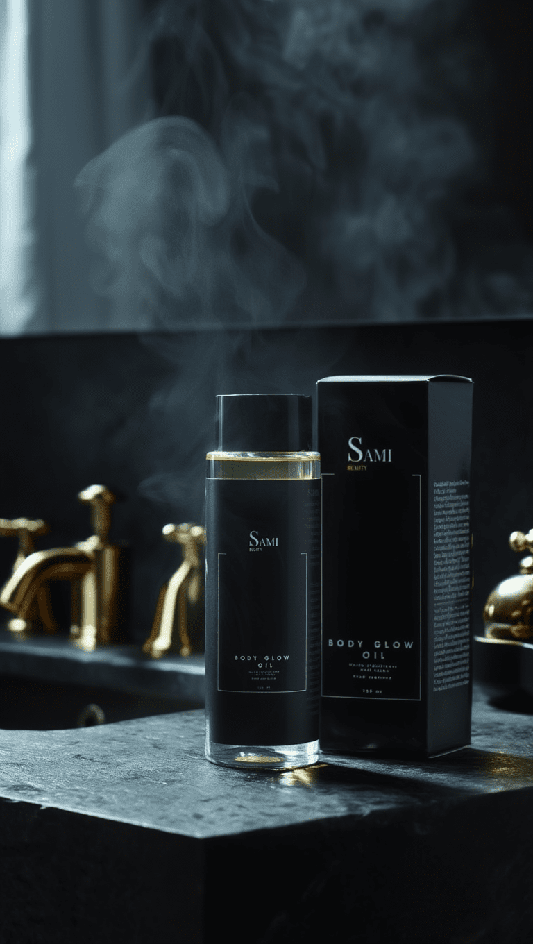 Huile Glow corps & visage