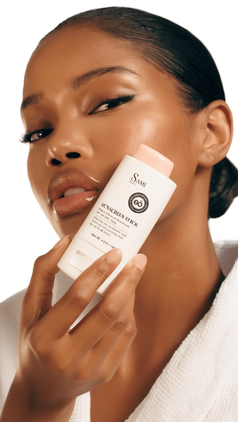 Crème solaire stick SFP60 peachy
