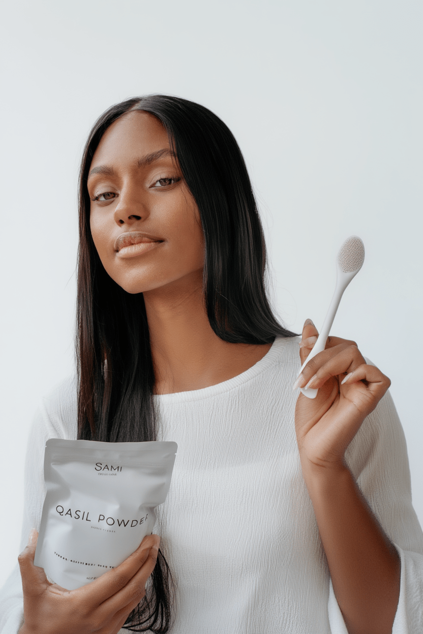 Masque à la poudre de Qasil