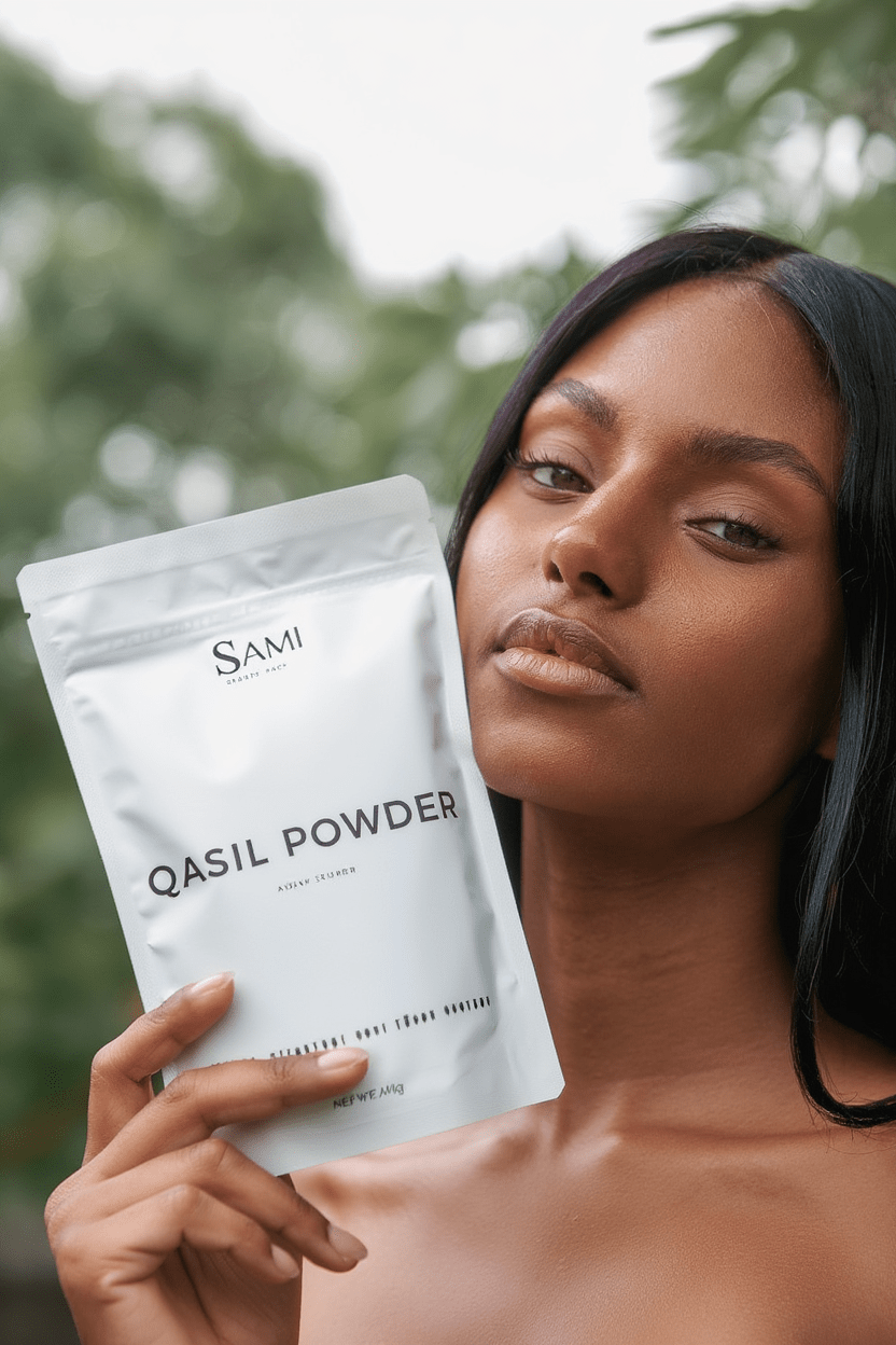 Masque à la poudre de Qasil