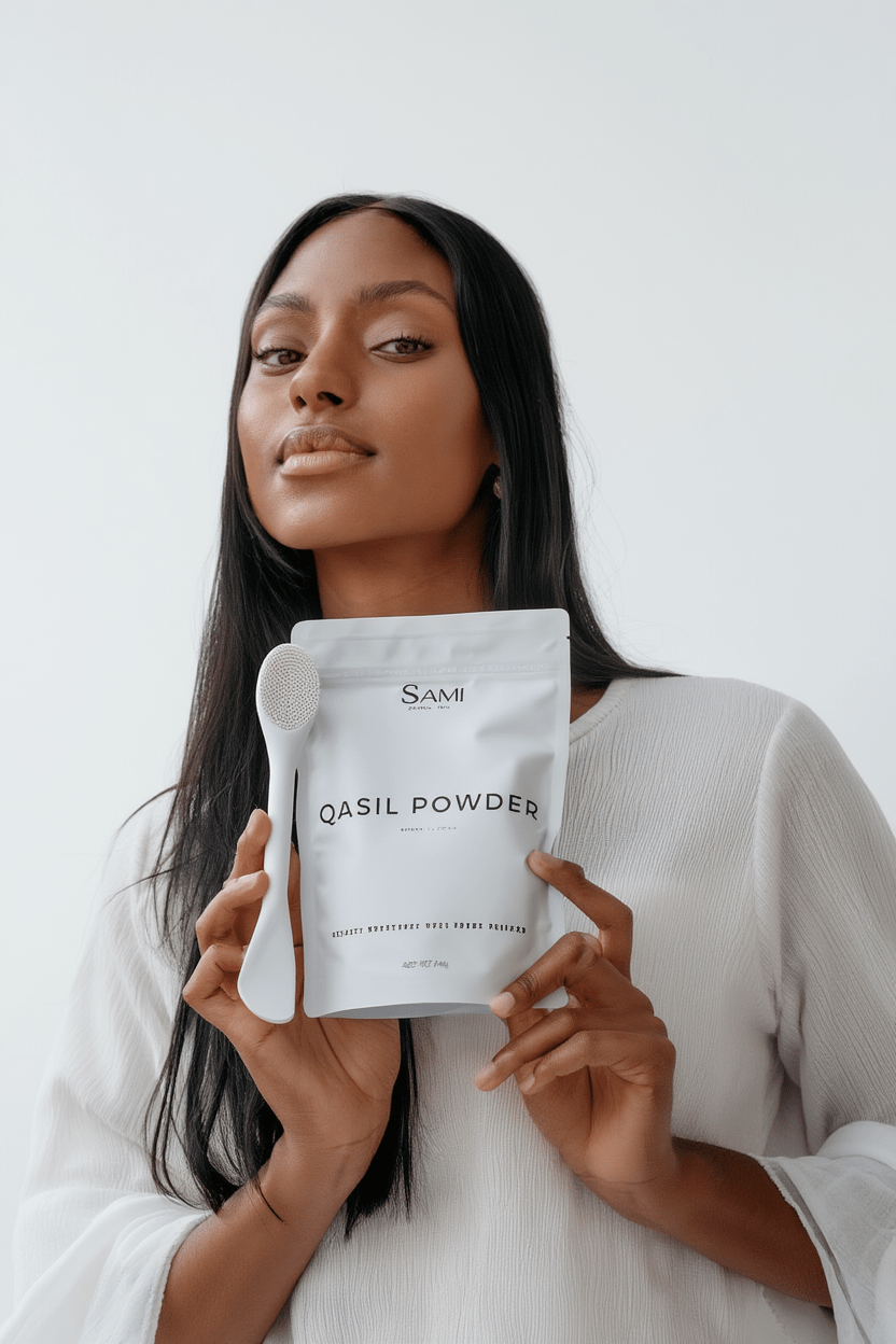 Masque à la poudre de Qasil