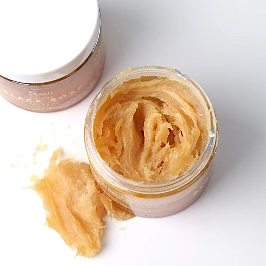 Savon noire visage marocain