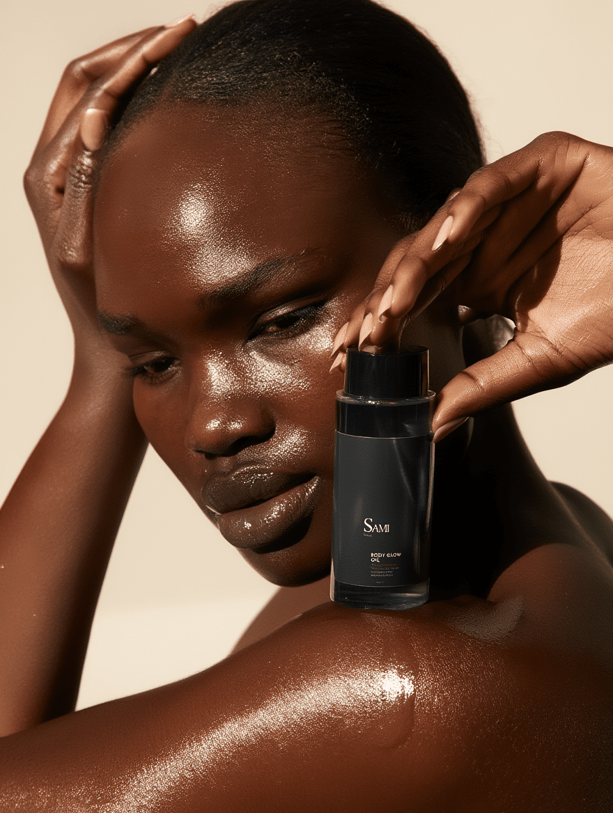 Huile Glow corps & visage