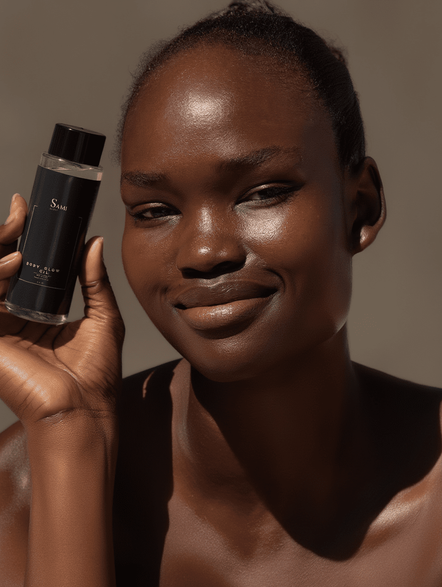 Huile Glow corps & visage