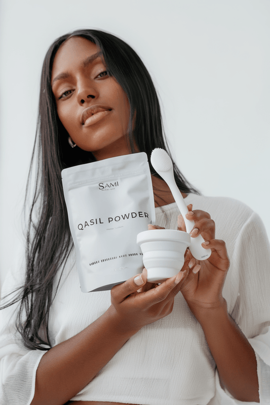 Masque à la poudre de Qasil