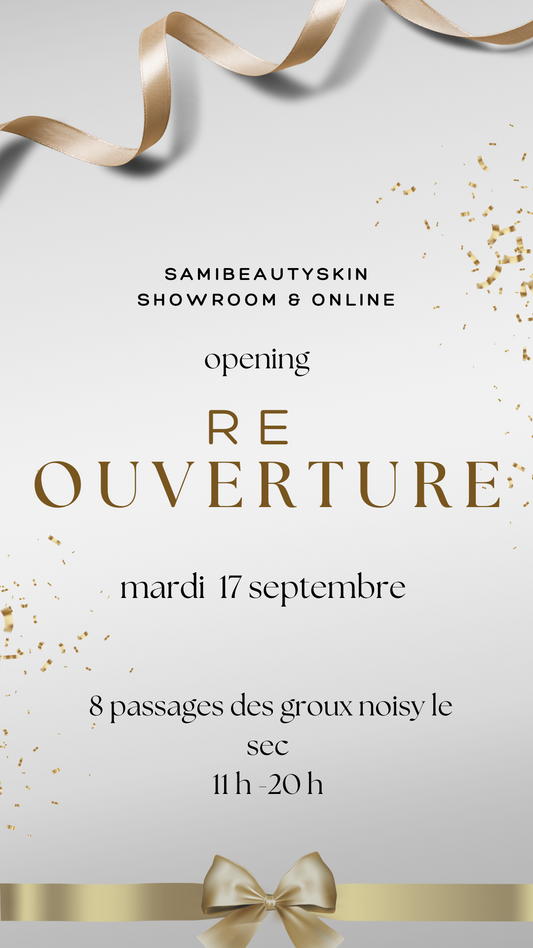 Ouverture du site & du showroom le Mardi 17 septembre