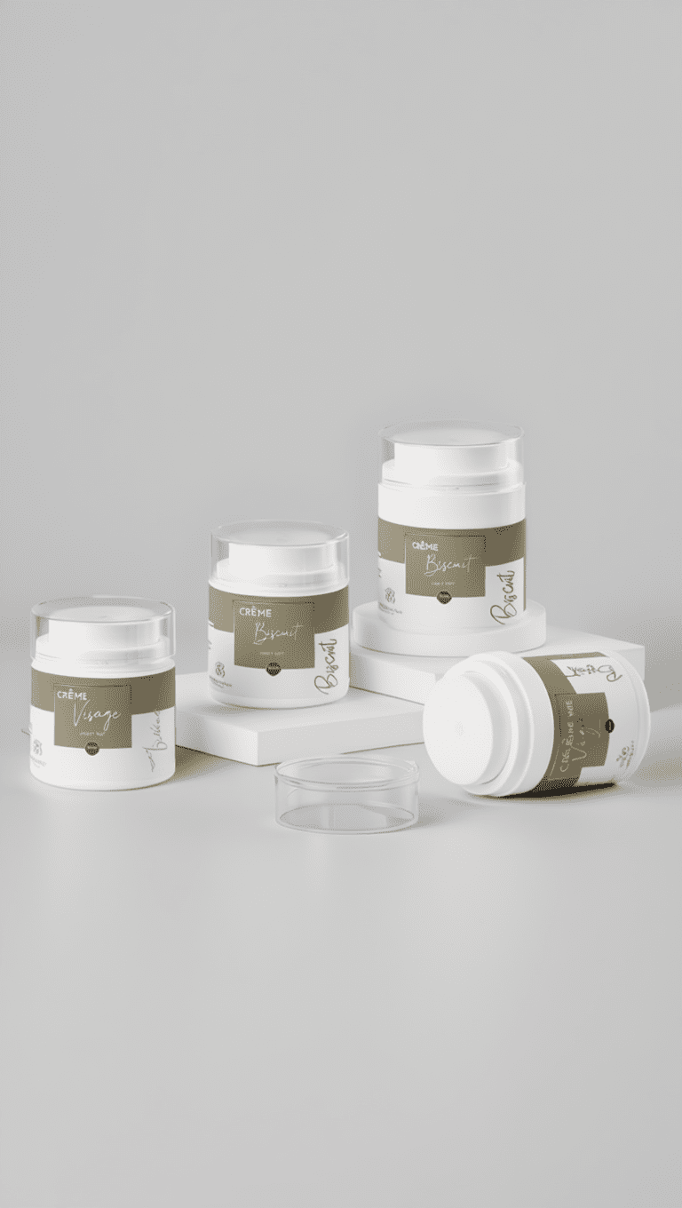 Crème visage biscuit